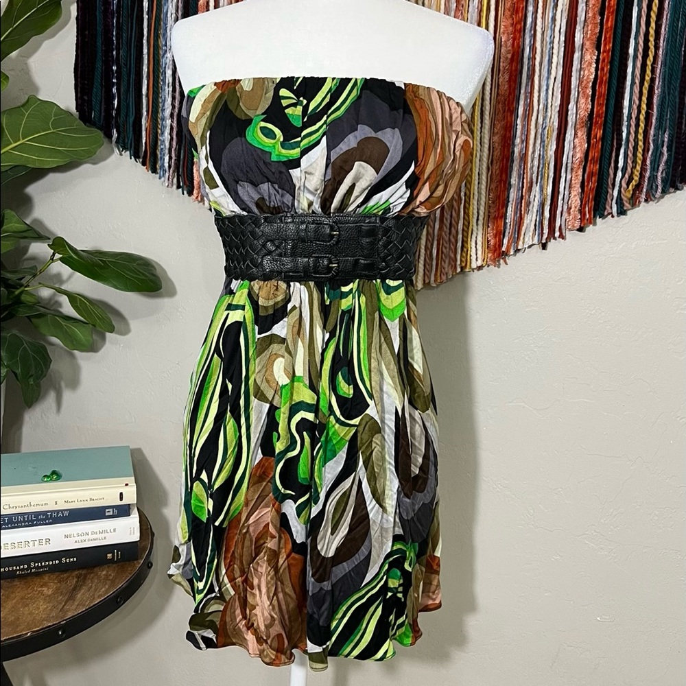 cute strapless summer dress